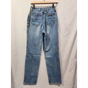 Vintage 70s Wrangler Women's No Fault Denim Mom High Rise Denim Jeans 26 W 30 In